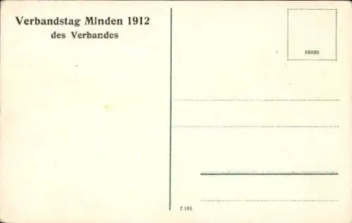 Ak Porta Westfalica an der Weser, Bismarcksäule, Jacobsberge, Kaiser-Wilhelm-Denkmal, Wittekindsberg