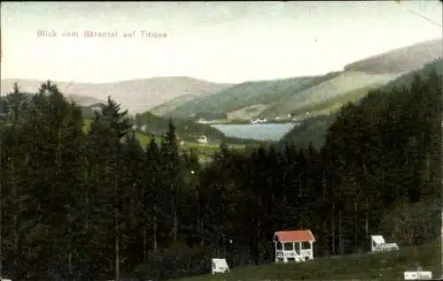 Ak Titisee Neustadt im Breisgau Hochschwarzwald, Blick vom Bärental