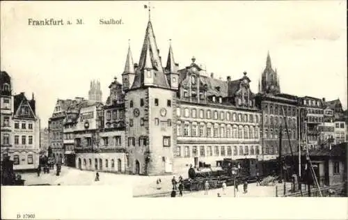 Ak Frankfurt am Main, Saalhof