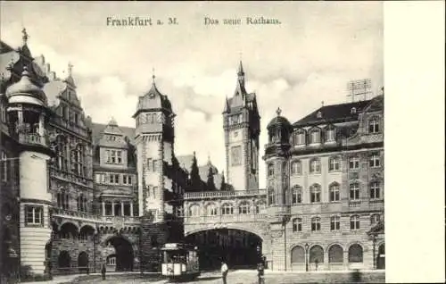 Ak Frankfurt am Main, Neues Rathaus