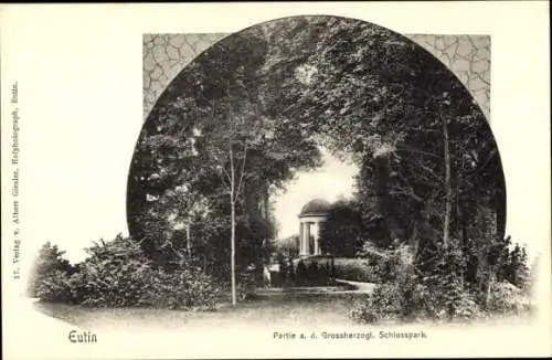 Ak Eutin in Ostholstein, Großherzoglicher Schlosspark, Pavillon