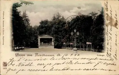 Ak Nordhausen am Harz, Gehege