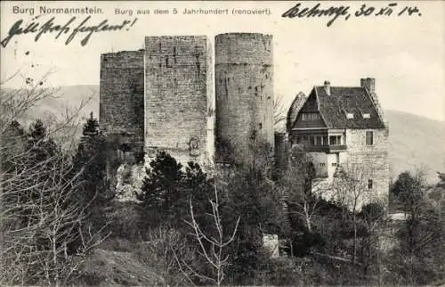 Ak Treffurt a.d. Werra, Burg Normannstein