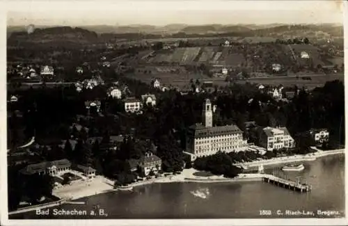 Ak Bad Schachen Lindau am Bodensee, Fliegeraufnahme