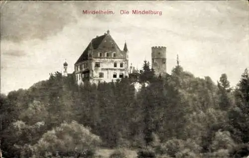 Ak Mindelheim im Unterallgäu, Mindelburg