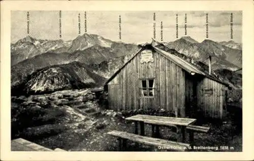 Ak Steinach Pfronten im Allgäu, Ostlerhütte auf dem Breitenberg