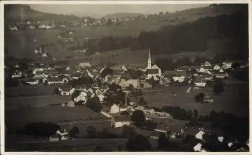 Foto Ak Weiler Simmerberg im Allgäu, Panorama