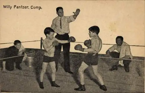 Ak Willy Pantzer Company, Boxer im Ring