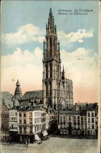 Ak Antwerpen Antwerpen Flandern, Kathedrale