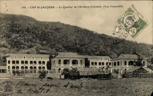 Ak Vũng Tàu Cap Saint Jacques Vietnam, Quartier de l'Artillerie Coloniale