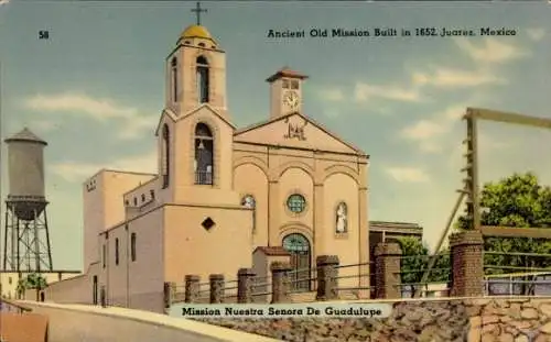 Ak Ciudad Juárez Mexiko, Mission Nuestra Señora de Guadulupe