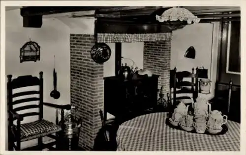 Ak Leiden Südholland Niederlande, Hotel-Restaurant Nieuw Minerva, Innenansicht