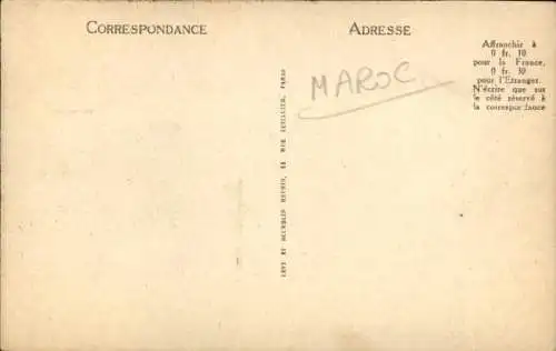 Ak Taza Marokko, Stadt und Tomzit