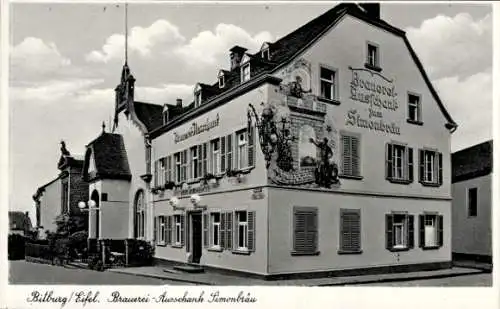 Ak Bitburg in der Eifel, Brauerei-Ausschank Simonbräu