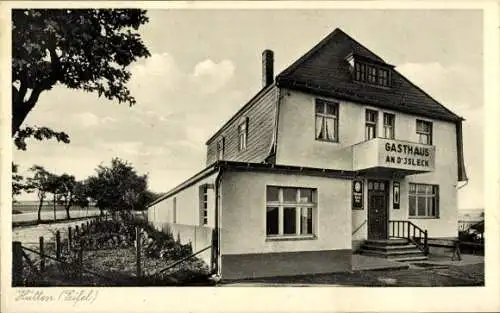 Ak Hütten in der Eifel, Gasthaus An d'Isleck