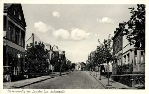 Ak Niedermendig Mendig in der Eifel, Bahnstraße