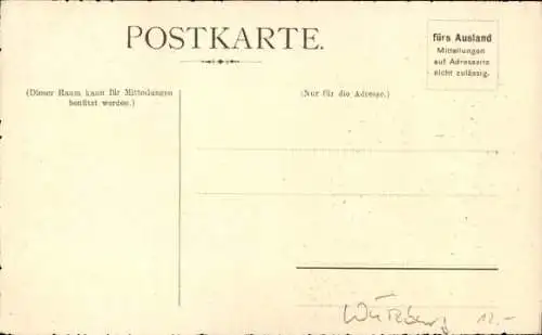 Studentika Ak Würzburg am Main Unterfranken, Alemania sei's Panier, Verbindungswappen