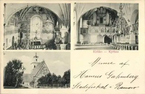 Ak Rauma Finnland, Kirche, Inneres