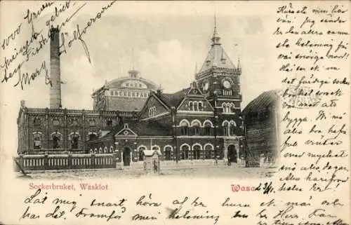 Ak Vaasa Wasa Finnland, Sockerbruket, Wasklot