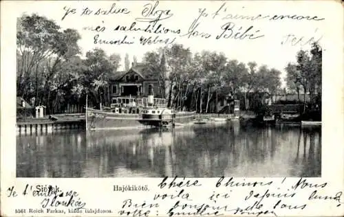 Ak Siofok Fock Ungarn, Hajókikötő