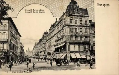 Ak Budapest Ungarn, Lajos Gasse