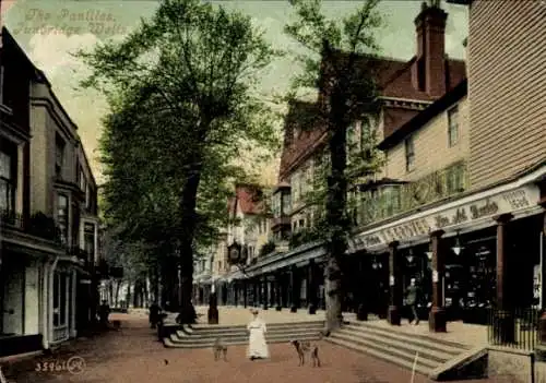 Ak Tunbridge Wells Kent England, Die Pantiles