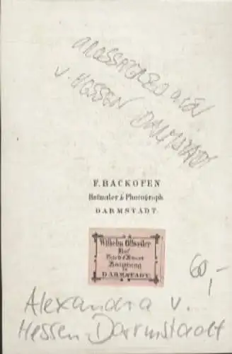 CdV Alexandra von Hessen-Darmstadt