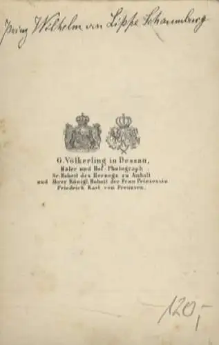 CdV Prinz Wilhelm von Lippe-Schaumburg