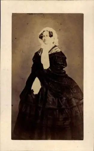 CdV Carola von Sachsen ?, Alexandrine von Preußen ?, Portrait
