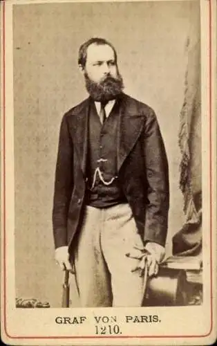 CdV Graf von Paris 1210, Louis Philippe Albert d'Orleans 1838-1894
