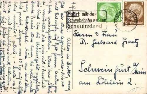 Künstler Ak Schwenninger Bärenbräu, Frau in Tracht mit Braunbär, Reklame