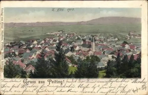 Ak Peiting in Oberbayern, Totalansicht