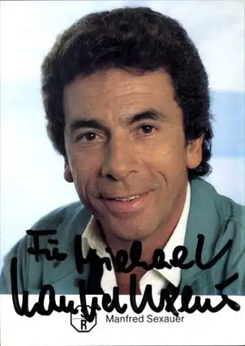 Ak Schauspieler Manfred Sexauer, Portrait, Autogramm