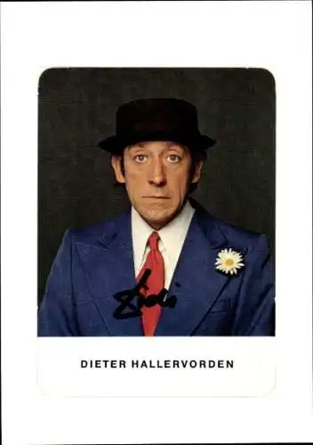 Autogramm Schauspieler Dieter Hallervorden, Portrait