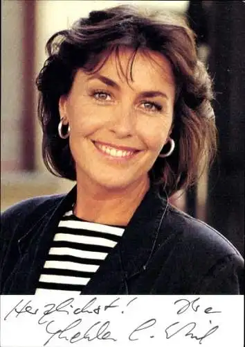 Ak Schauspielerin Thekla Carola Wied, Portrait, Autogramm