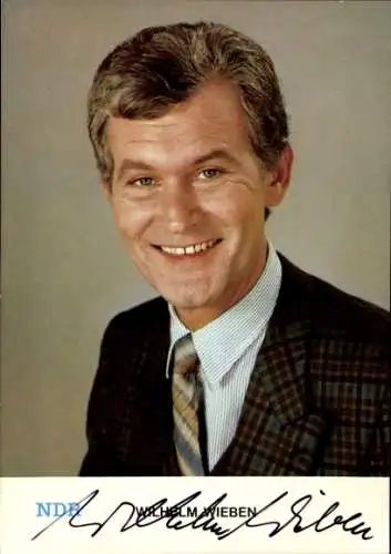 Ak Schauspieler Wilhelm Wieben, Portrait, Autogramm