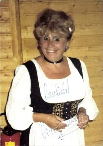 Ak Schauspielerin Emmy Schörg, Portrait, Autogramm