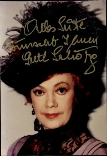 Ak Schauspielerin Gretl Schürg, Portrait, Autogramm