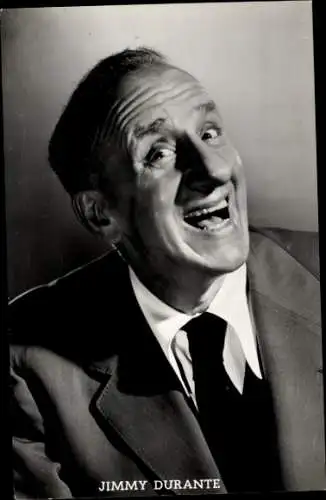 Ak Schauspieler Jimmy Durante, Portrait, Grimasse, Metro Goldwyn Mayer