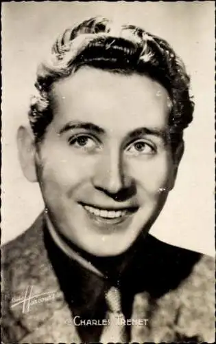 Ak Schauspieler Charles Trenet, Portrait