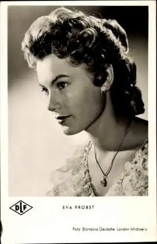 Ak Schauspielerin Eva Probst, Portrait, Film Drei Tage Mittelarrest