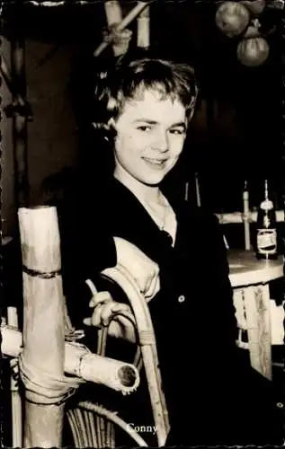 Ak Schauspielerin und Sängerin Conny Froebess, Portrait