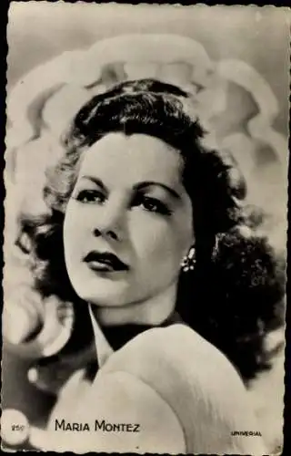 Ak Schauspielerin Maria Montez, Portrait