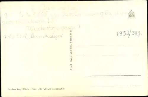 Ak Schauspieler O. W. Fischer, Portrait, Film Bis wir uns wiederseh'n