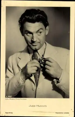 Ak Schauspieler Jupp Hussels, Portrait