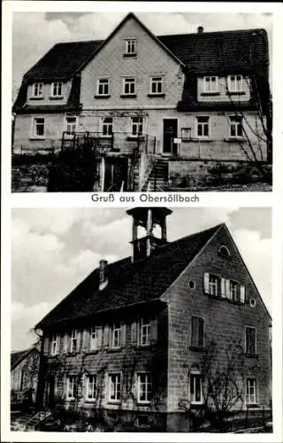 Ak Obersöllbach Neuenstein im Hohenlohekreis Württemberg, Gasthaus zur Traube