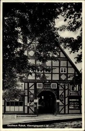 Ak Himmighausen Nieheim Nordrhein Westfalen, Gasthaus Kukuk