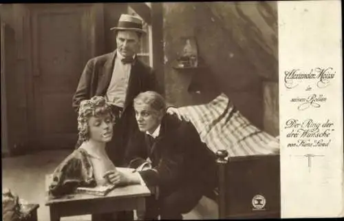 Ak Schauspieler Alexander Moissi, Filmszene, Der Ring der drei Wünsche