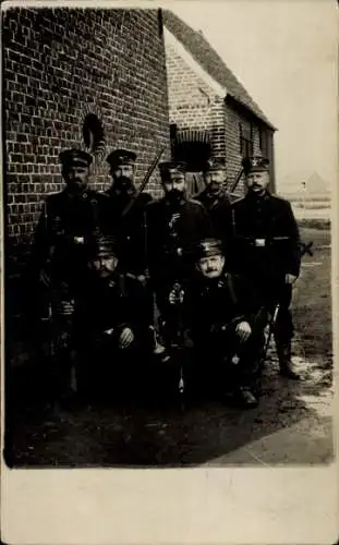 Foto Ak Deutsche Soldaten in Uniformen, Landsturm Infanterie Regiment 47