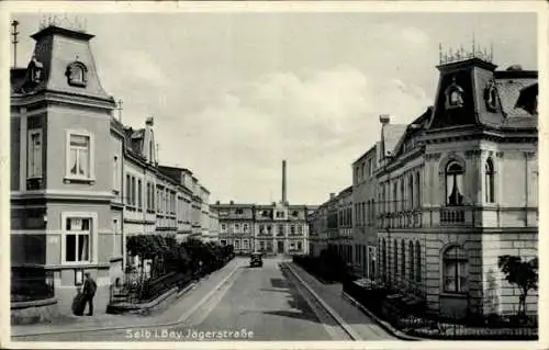 Ak Selb im Fichtelgebirge Oberfranken, Jägerstraße